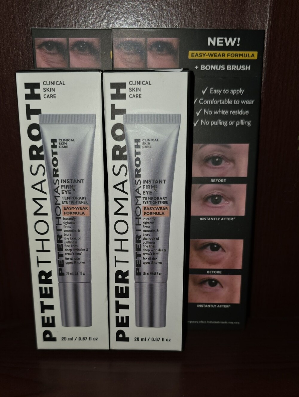 Peter Thomas Roth Instant Firm Eye Cream - Silver Packaging (Set of Two)